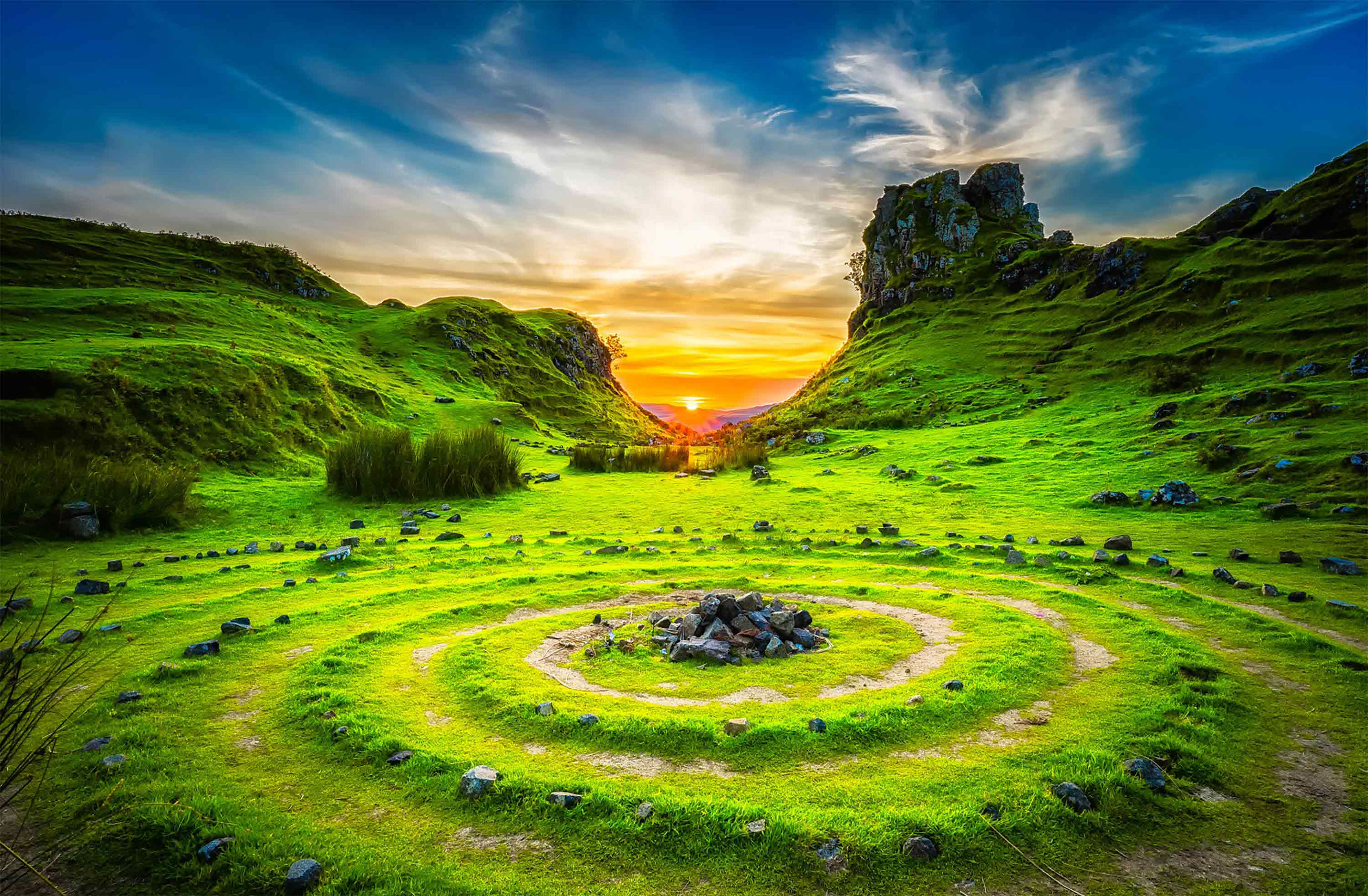 Explore The Fairy Glen when you book an Isle of Skye tour with Dunvegan Taxis